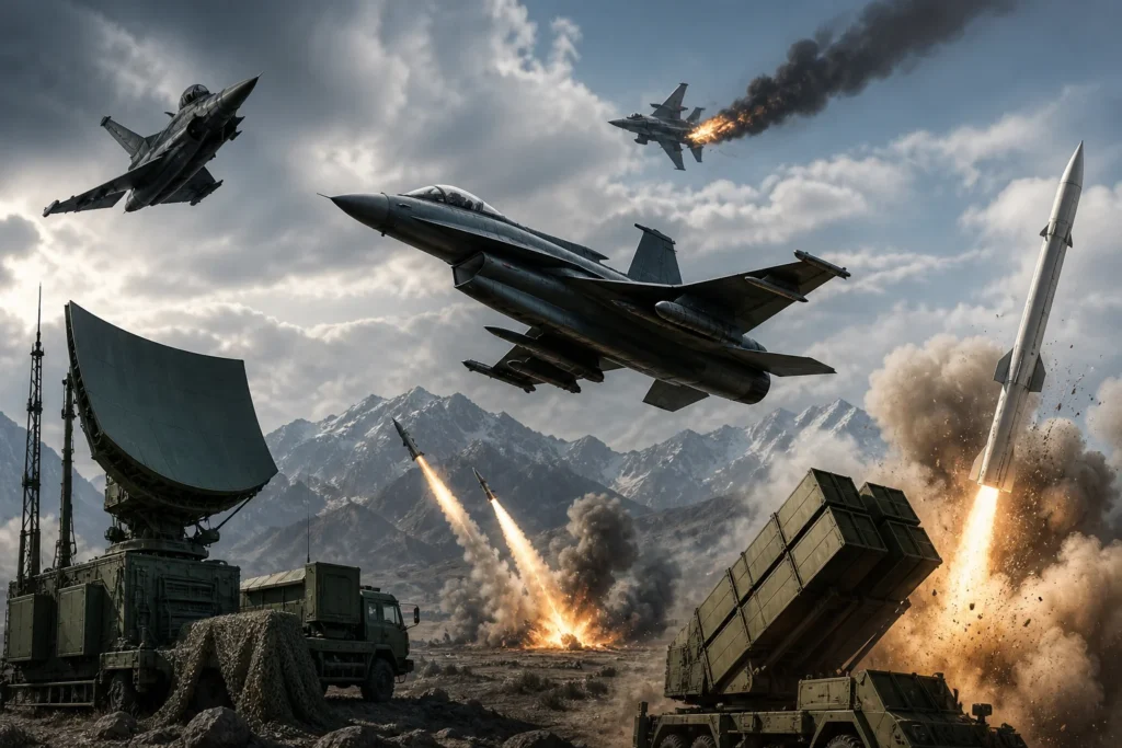 Indian plot failure and Pakistan defense response