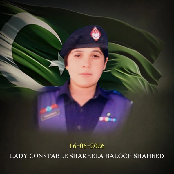 Lady Constable Shakeela Baloch