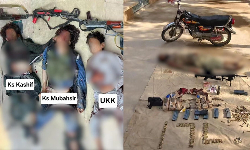 Pakistani security forces during counterterrorism operation in Khyber Pakhtunkhwa