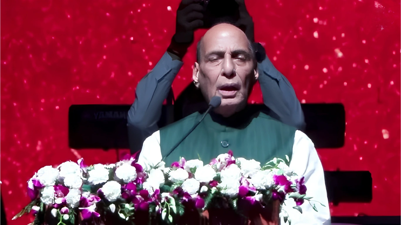 Rajnath Singh address