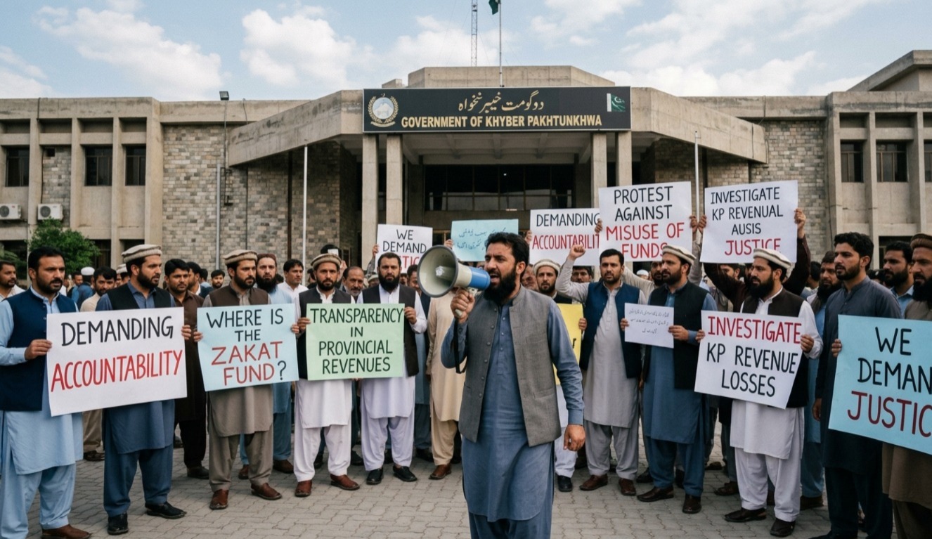 Concerns raised over alleged misuse of Zakat funds and public resources in Khyber Pakhtunkhwa.