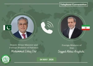 Ishaq Dar Abbas Araghchi phone call diplomacy