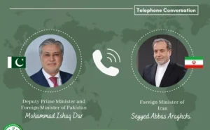 Ishaq Dar Abbas Araghchi phone call