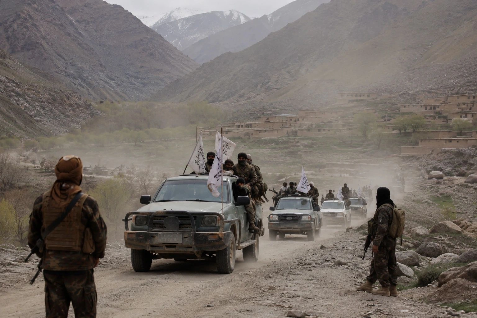 Panjshir Parian district security crackdown
