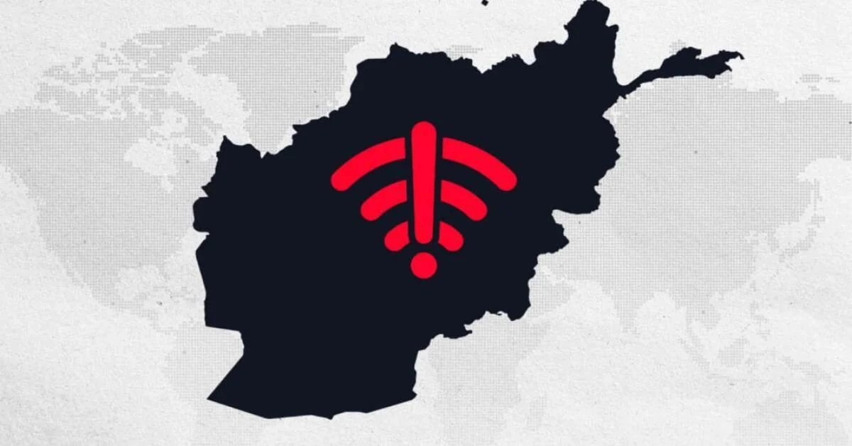 Kabul internet shutdown Taliban order