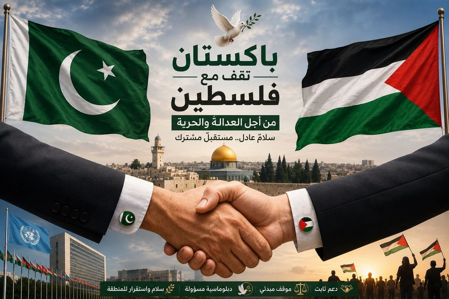 Pakistan supports Palestine rights
