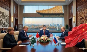 Beijing summit leaders meeting Xi Jinping Trump Putin Shehbaz