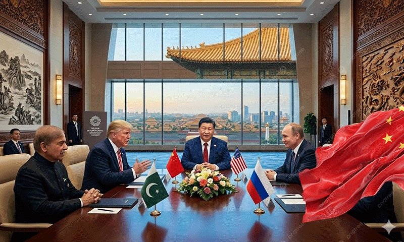 Beijing summit leaders meeting Xi Jinping Trump Putin Shehbaz